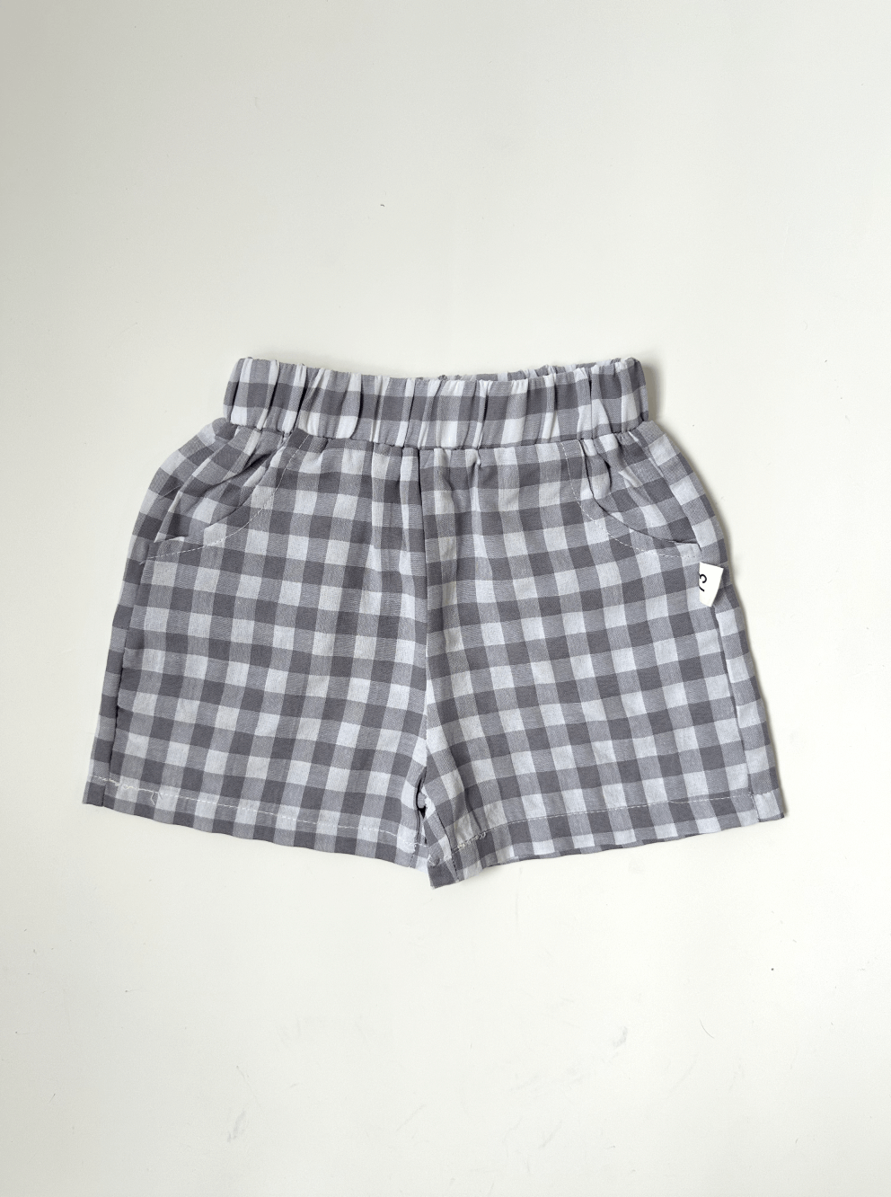Checkered Baby Shorts