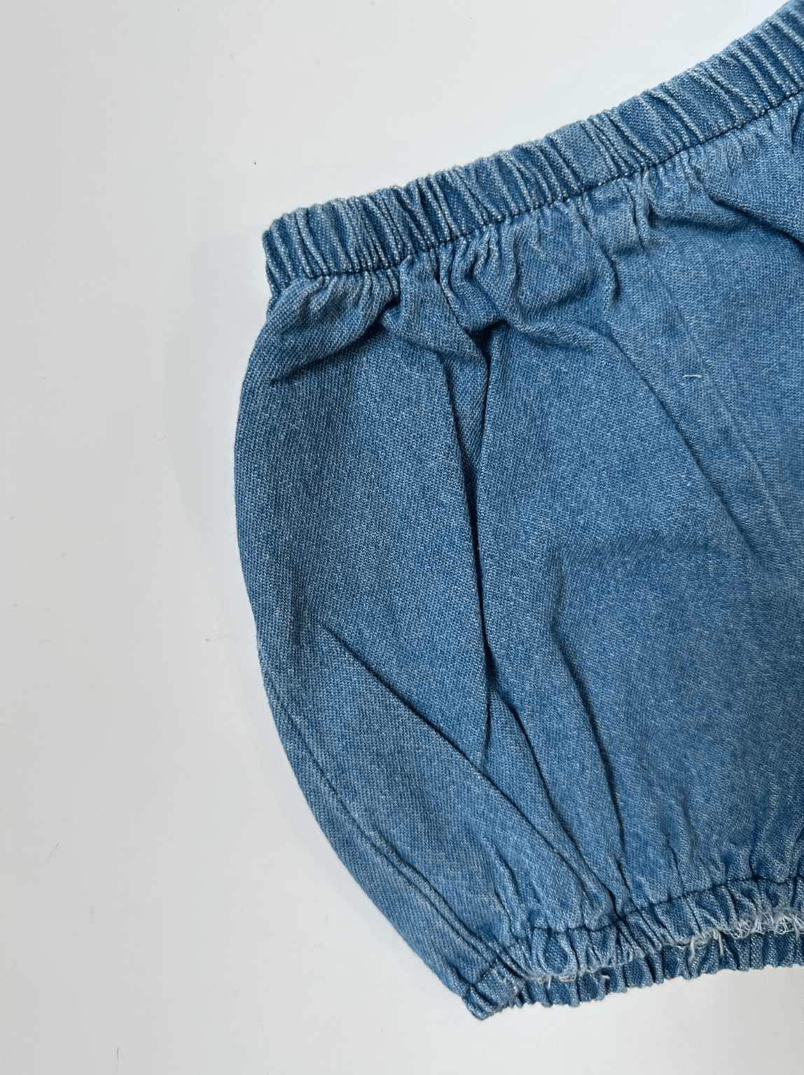 Vintage Denim Two Pieces Set