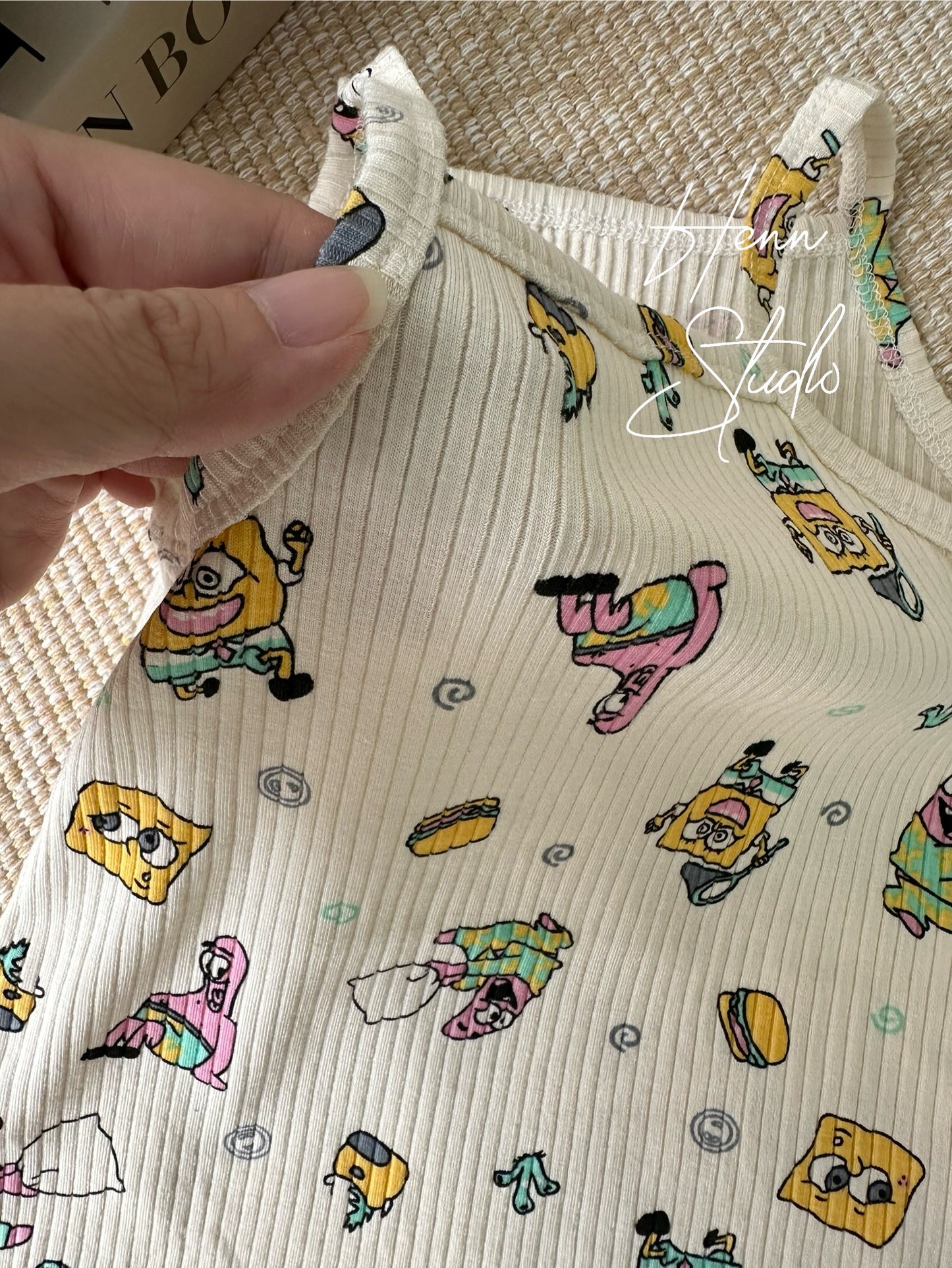 Winnie & Sponge Bob Baby Romper