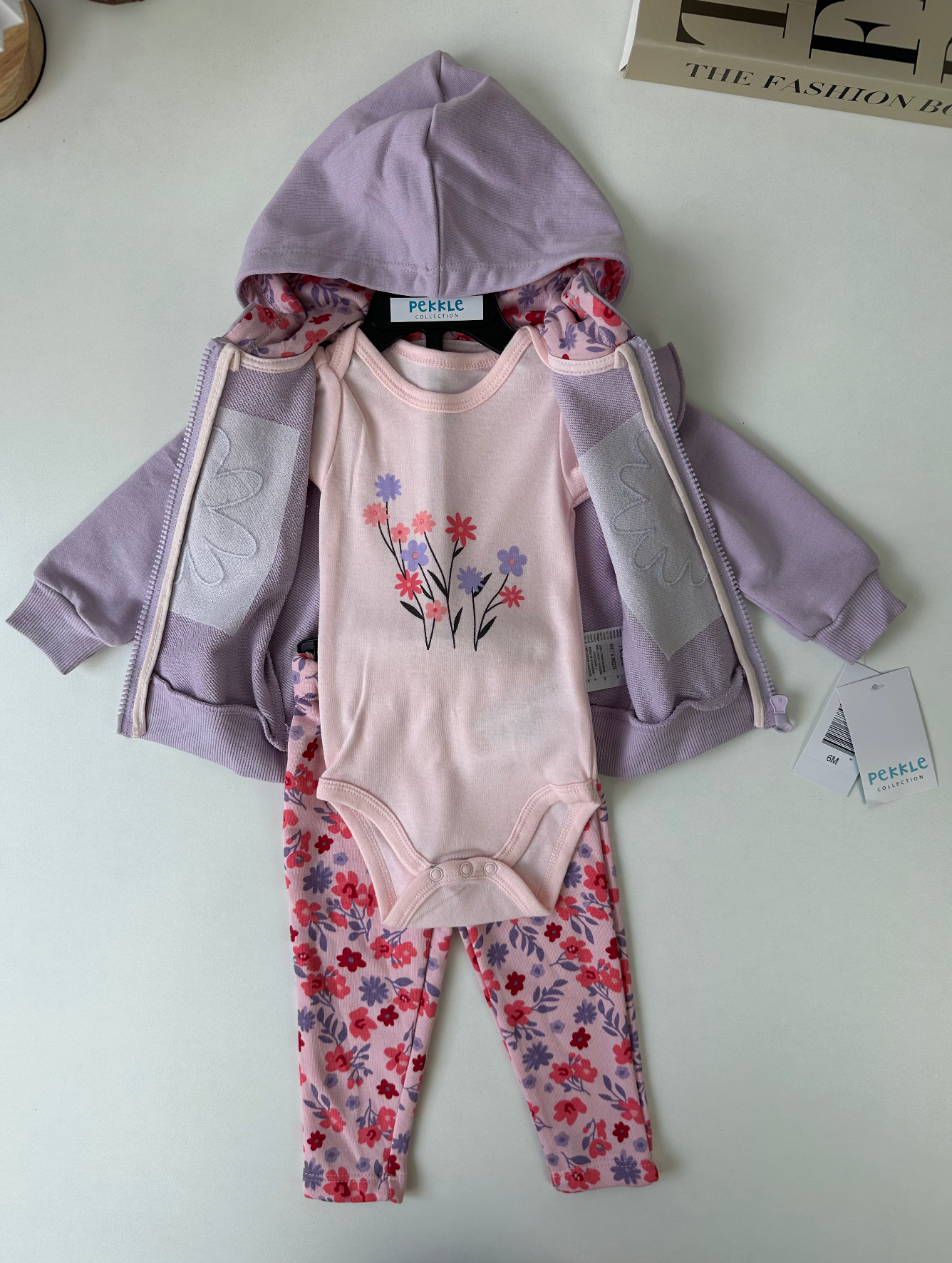 Pekkle Animal 3in1 Jacket Set (Flower)