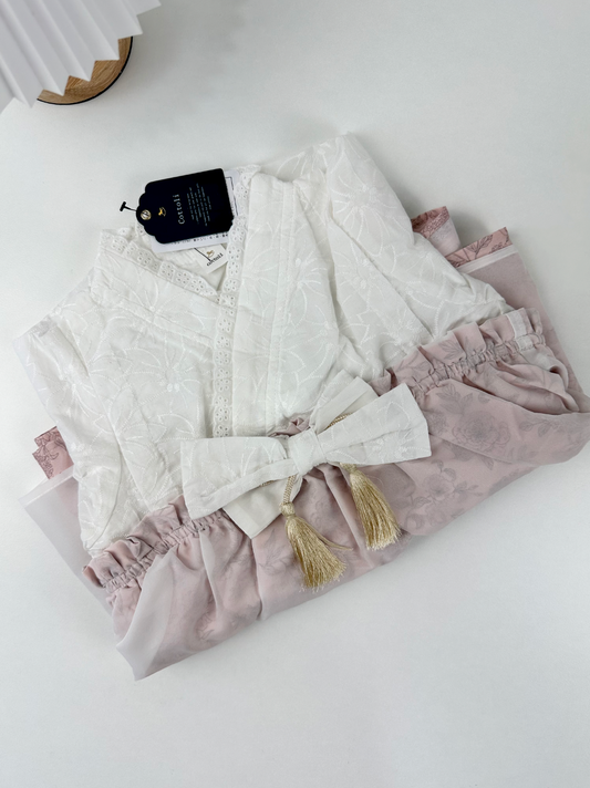 🇯🇵 👘 Cottoli Kimono – Ivory Blossom