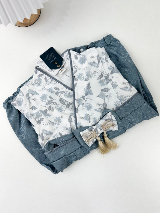 🇯🇵 👘 Cottoli Kimono – Blue Sage Boy