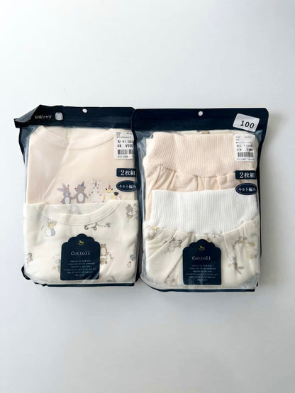 🇯🇵 Cottoli 4pcs Set Pyjamas
