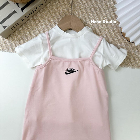 Nike Dress 2pcs set - Pink