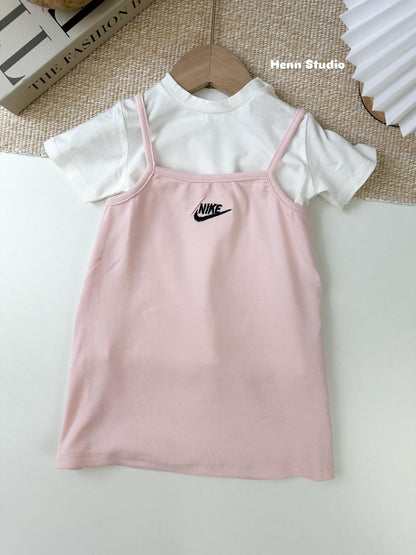 Nike Dress 2pcs set - Pink