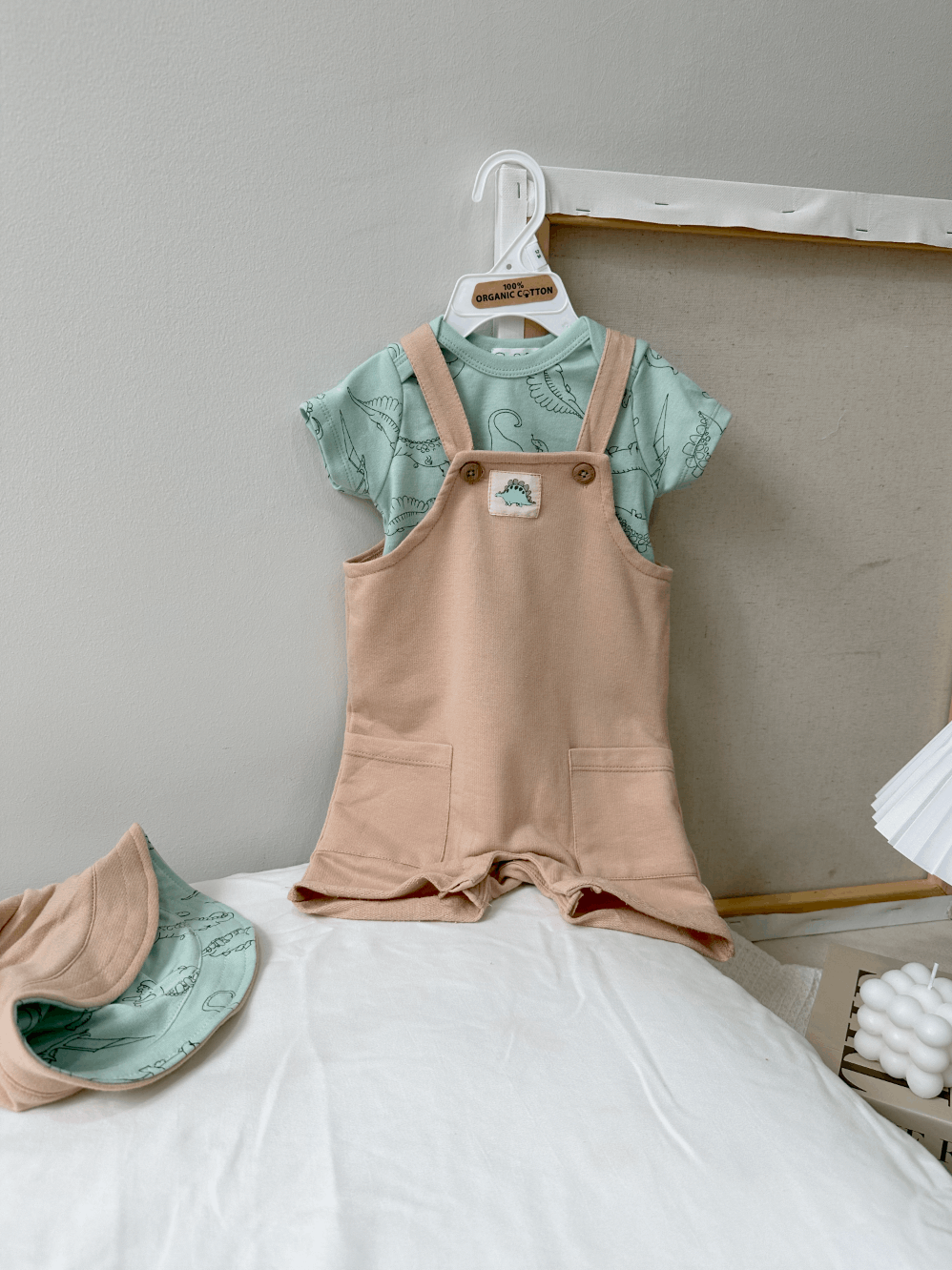 Rene Rofe Baby 3in1 dungree set (Oat)