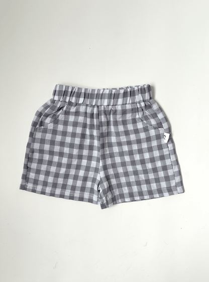 Checkered Baby Shorts