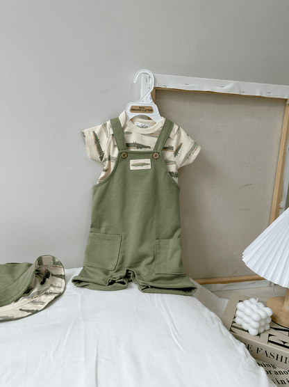 Rene Rofe Baby 3in1 dungree set (Olive)