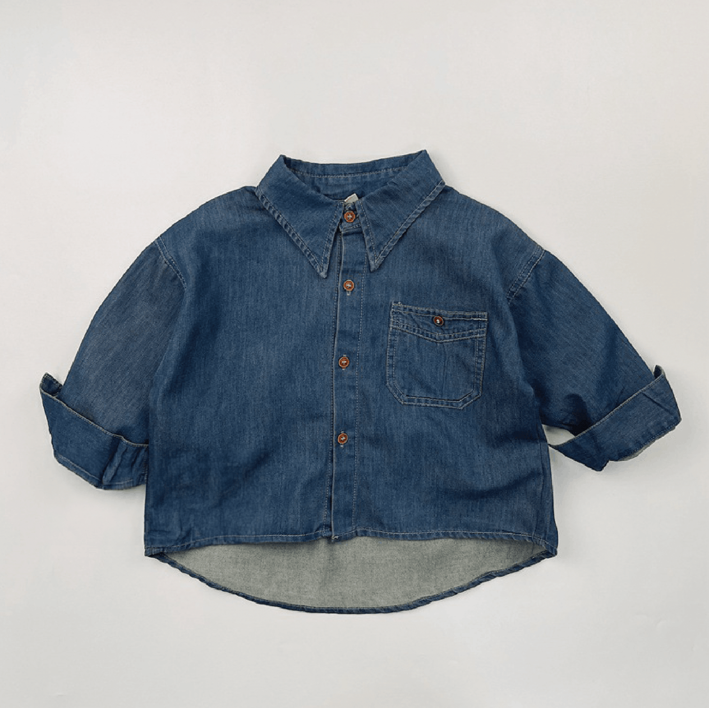 Vintage Denim Long Sleeves Shirt