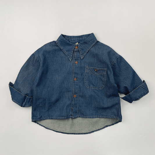 Vintage Denim Long Sleeves Shirt