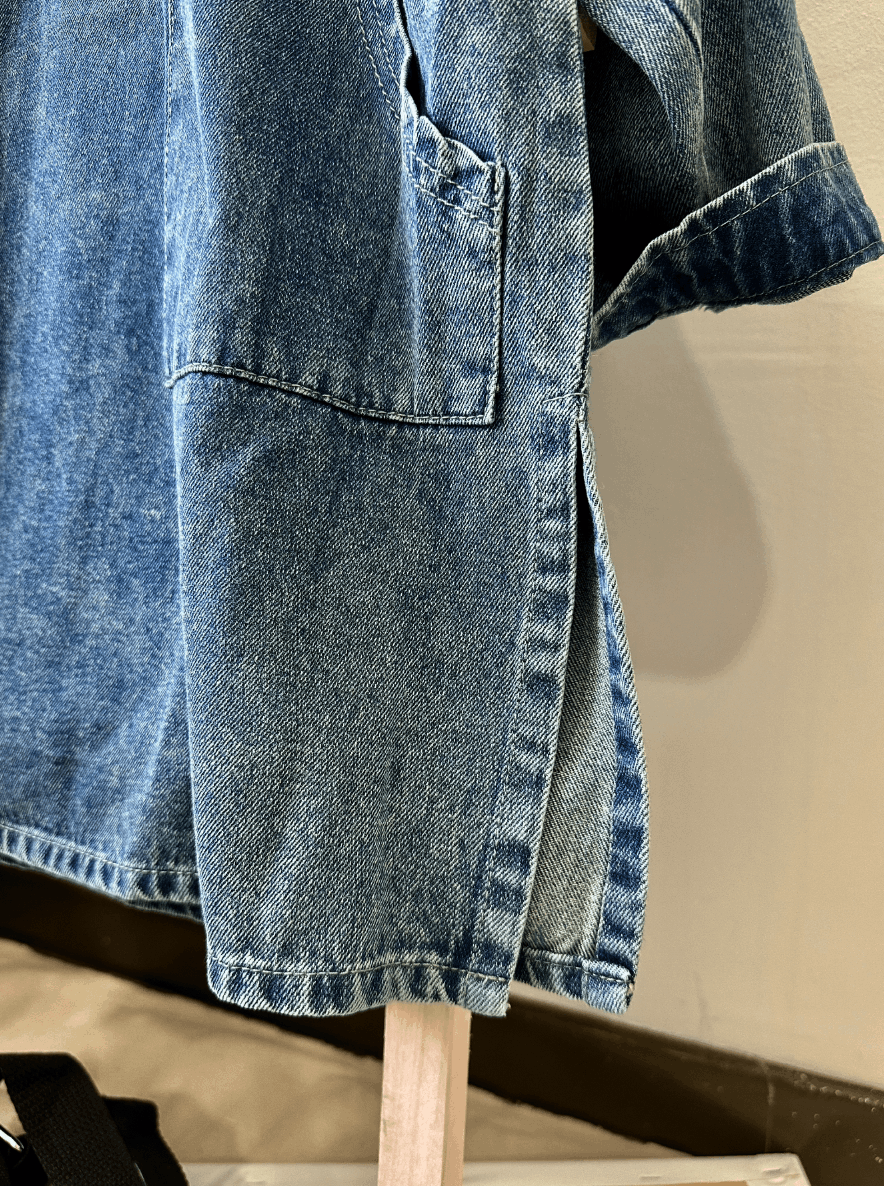 Oversized Cloud Denim Dress