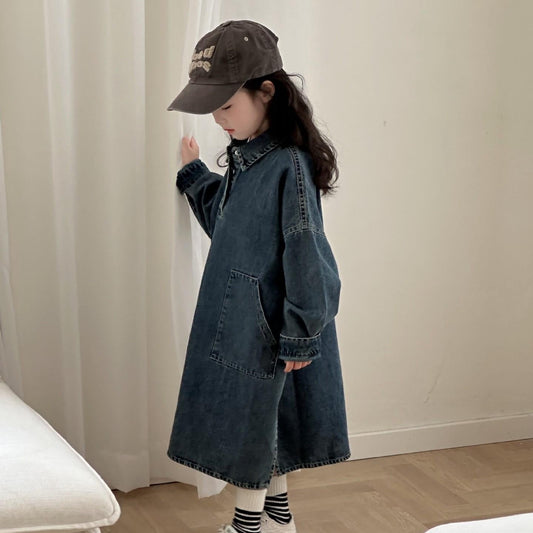 Oversized Cloud Denim Dress