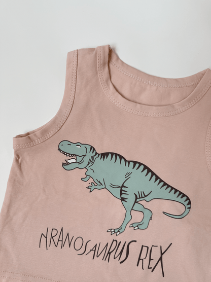 Dinosaurs Singlet Two-Piece Set