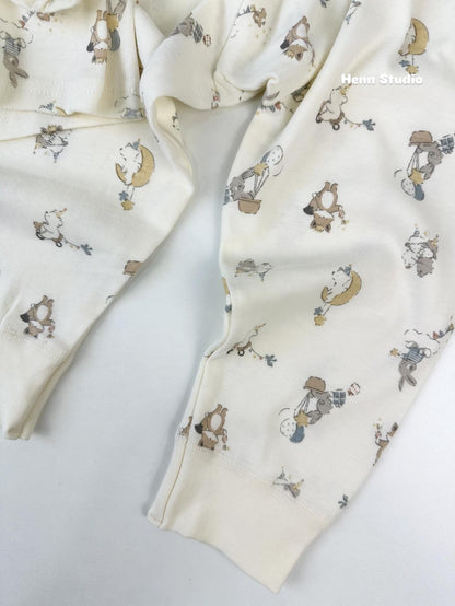 🇯🇵 Cottoli 4pcs Set Pyjamas