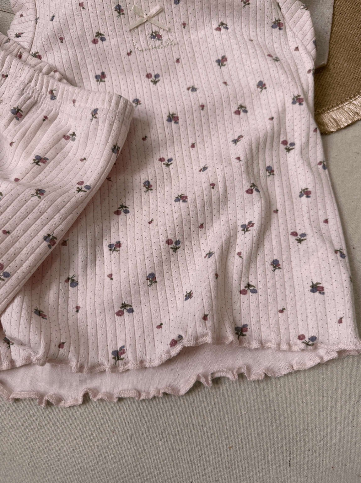 Pink Flower 2pcs set