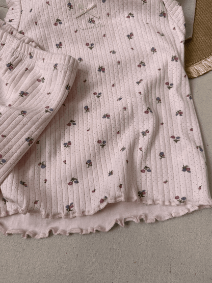 Pink Flower 2pcs set