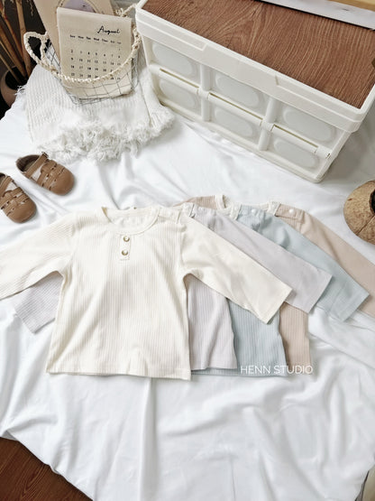 Soft Ribbed Cotton High-Waist Pyjamas Set