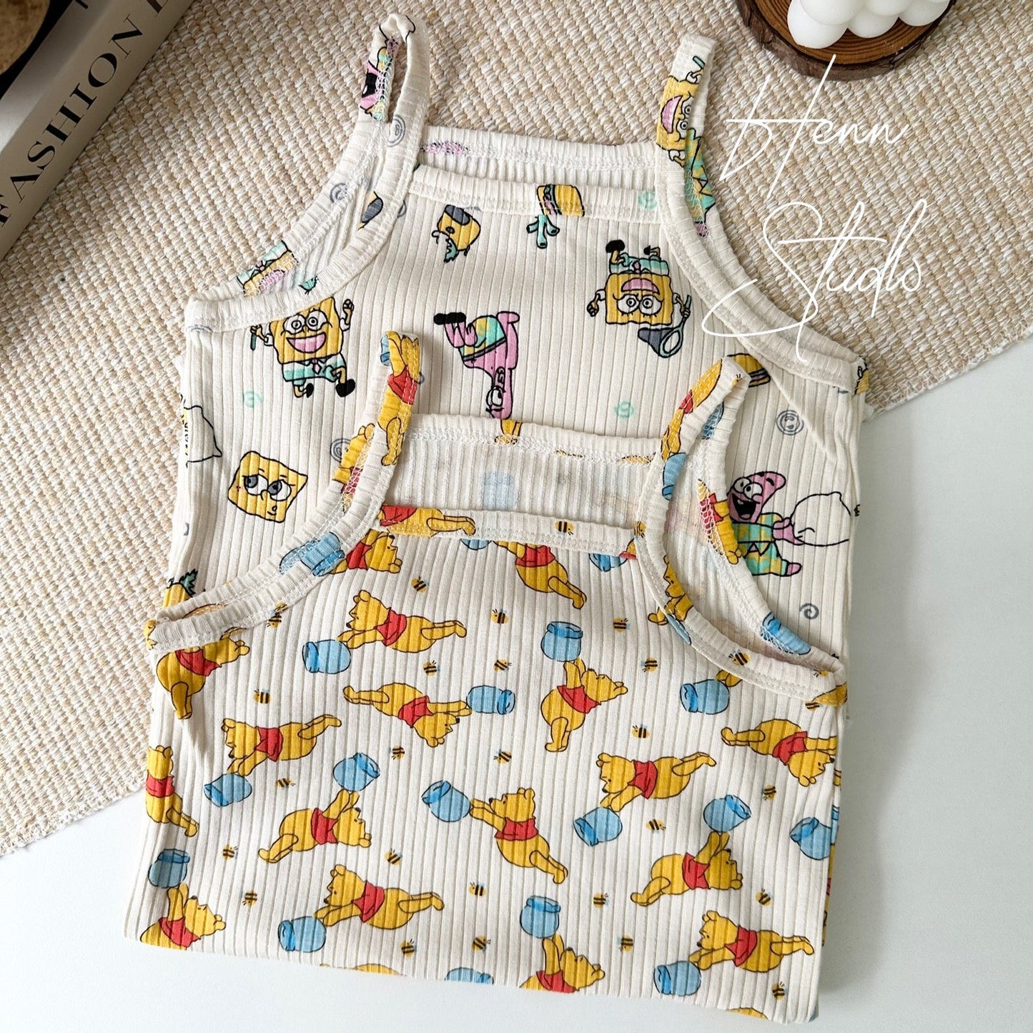 Winnie & Sponge Bob Baby Romper