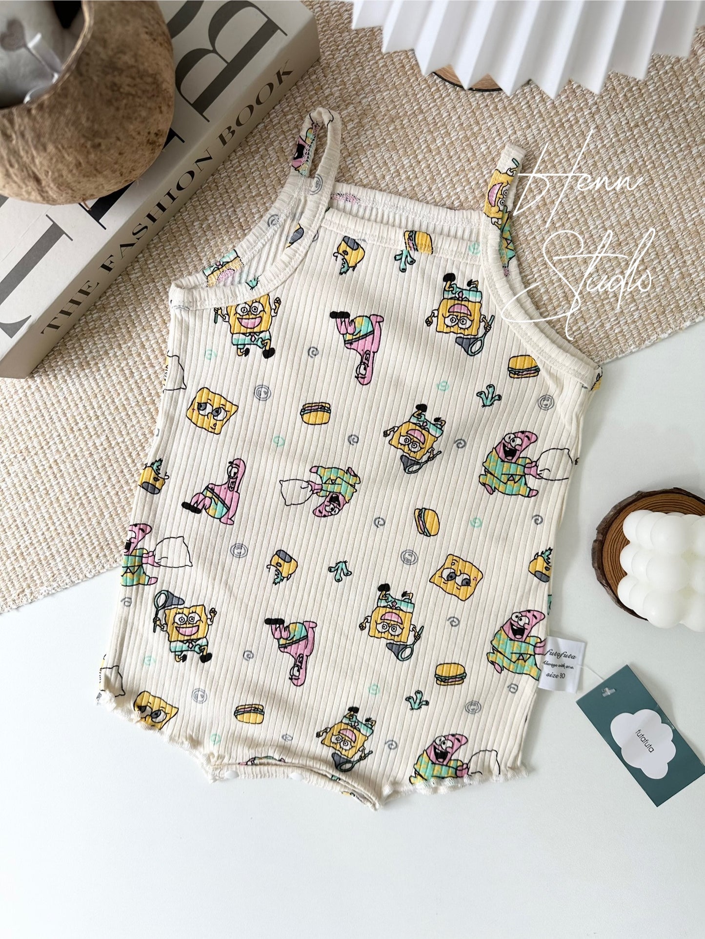 Winnie & Sponge Bob Baby Romper