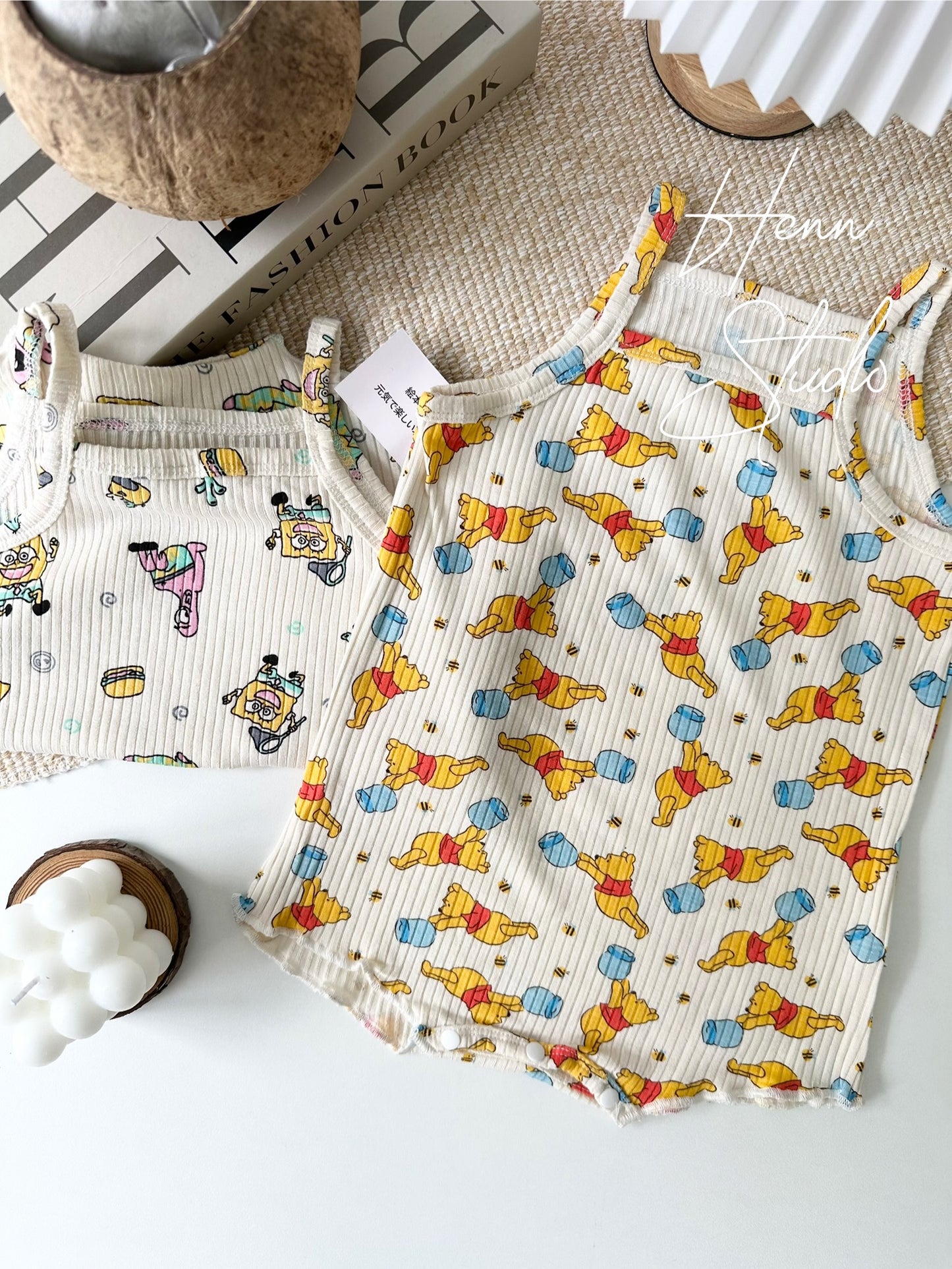 Winnie & Sponge Bob Baby Romper