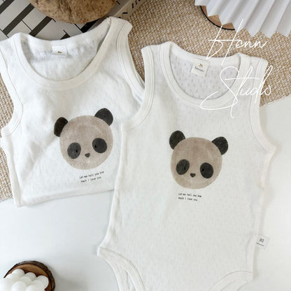Sweet Panda Baby Romper