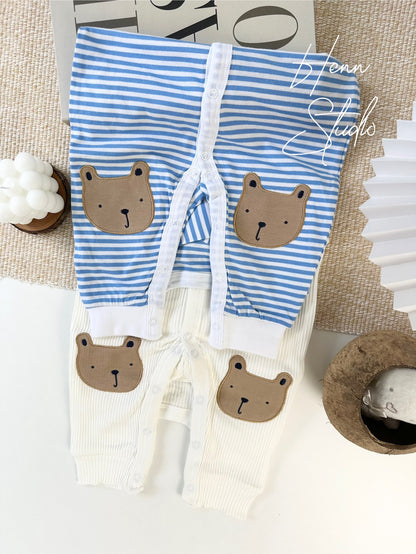 Button-Down Full-Length Baby Romper