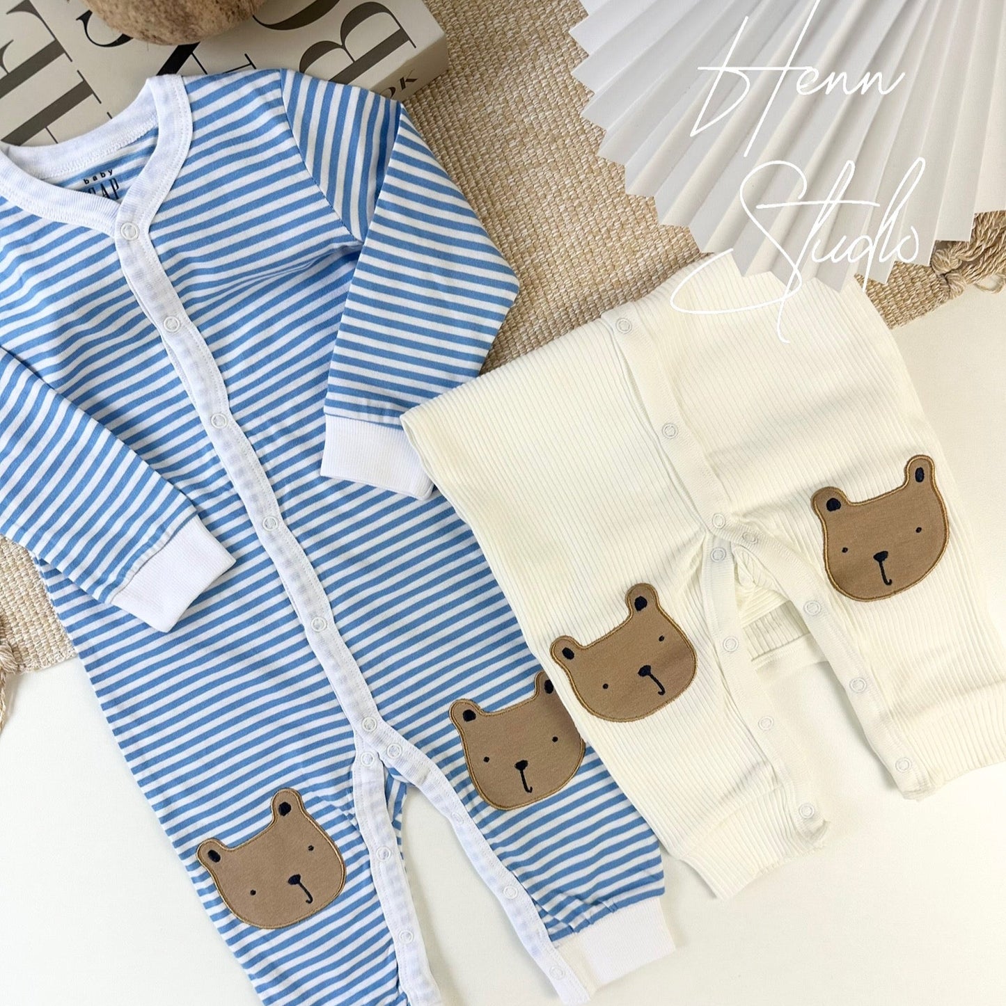 Button-Down Full-Length Baby Romper