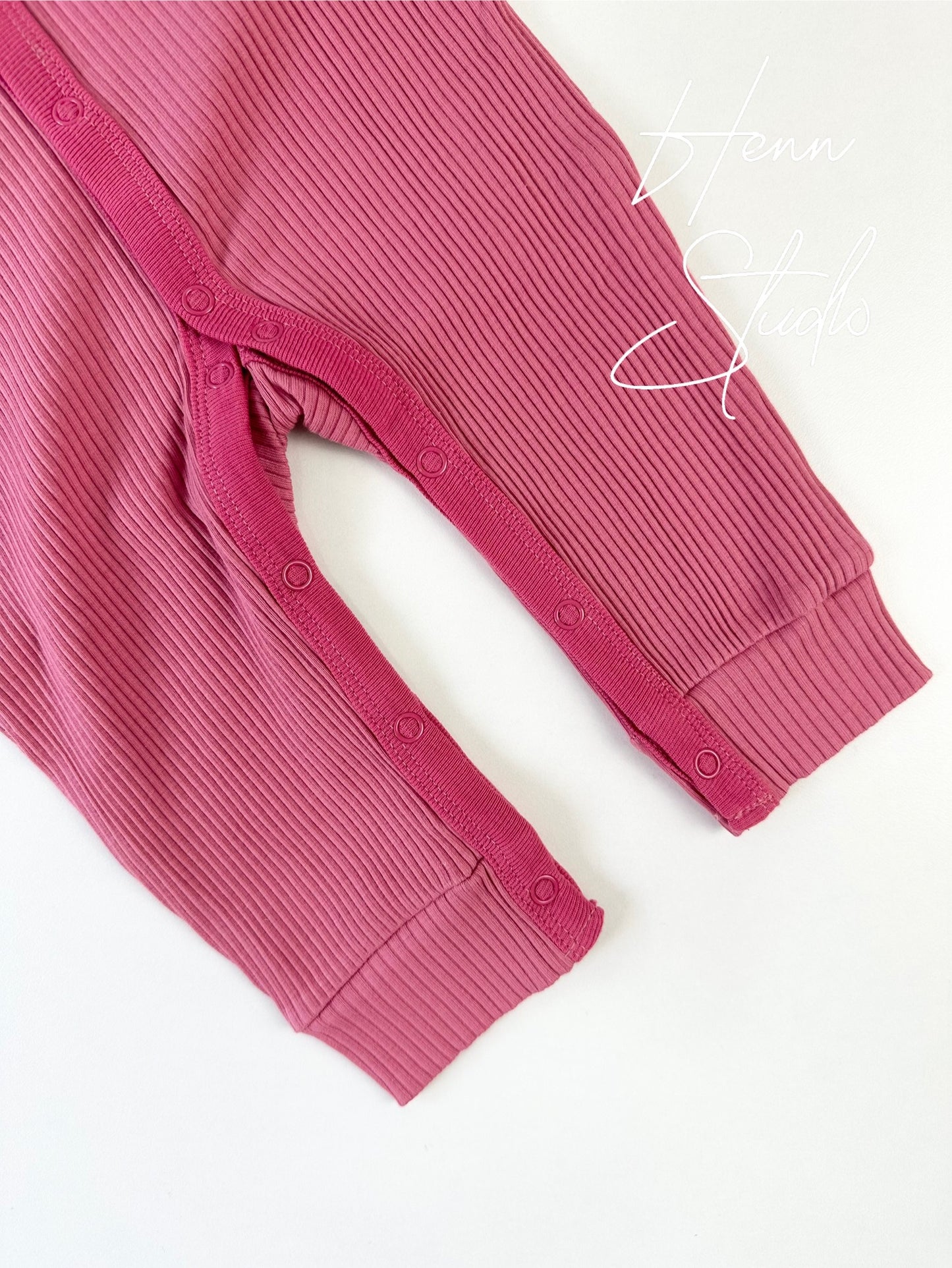 Button-Down Full-Length Baby Romper