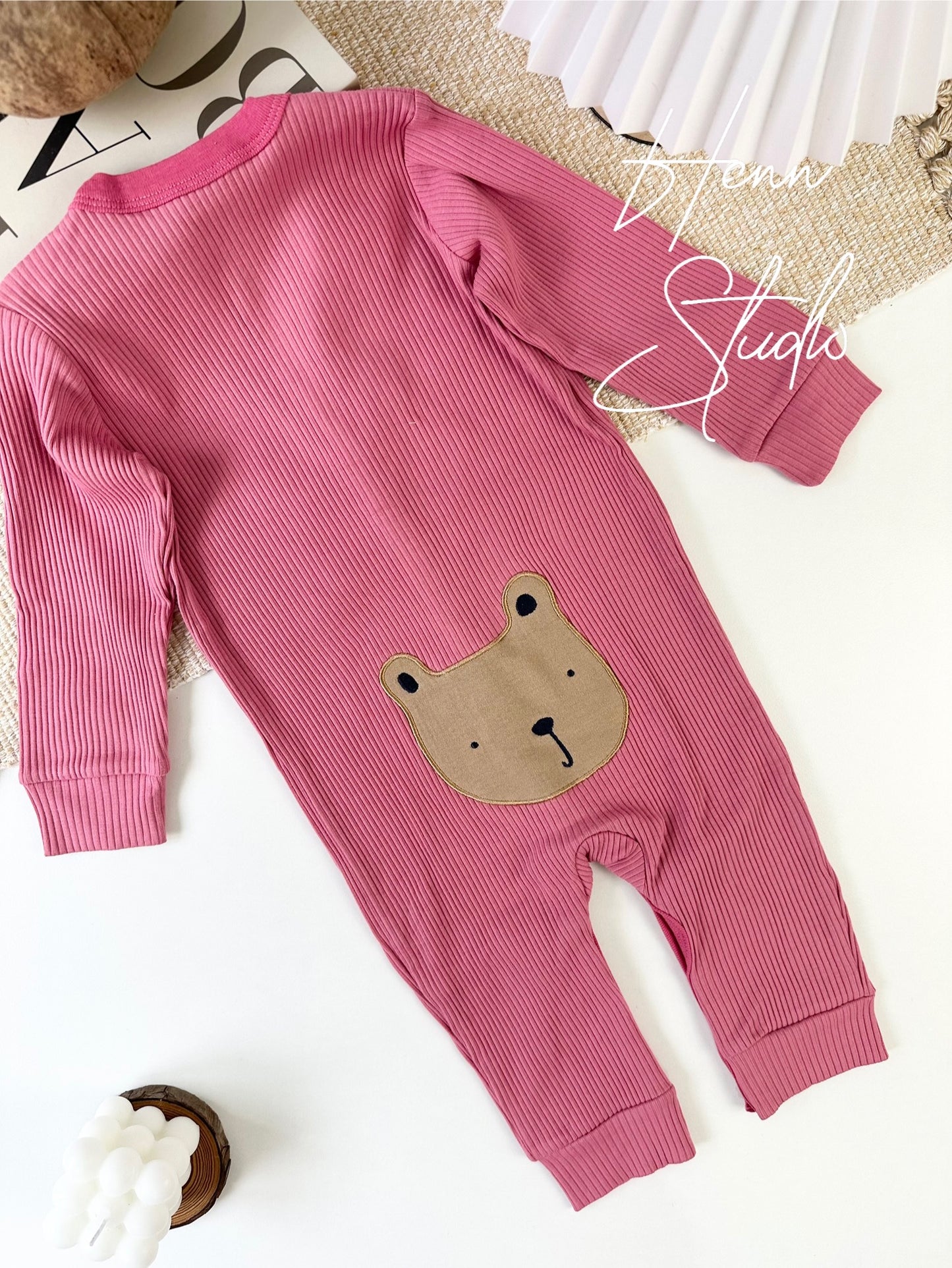 Button-Down Full-Length Baby Romper