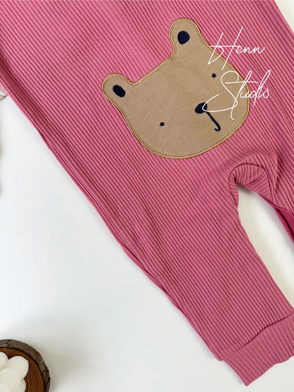 Button-Down Full-Length Baby Romper