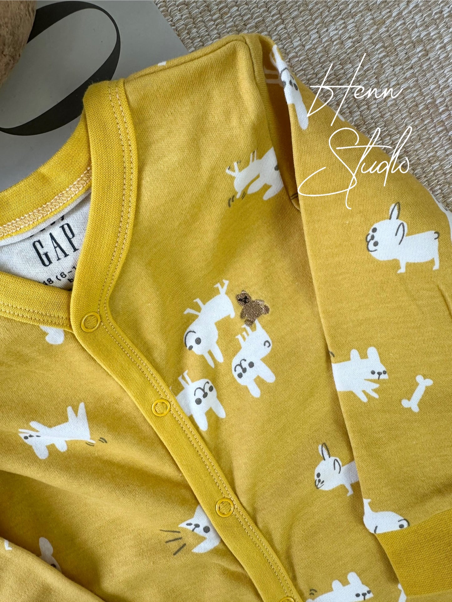 Button-Down Full-Length Baby Romper