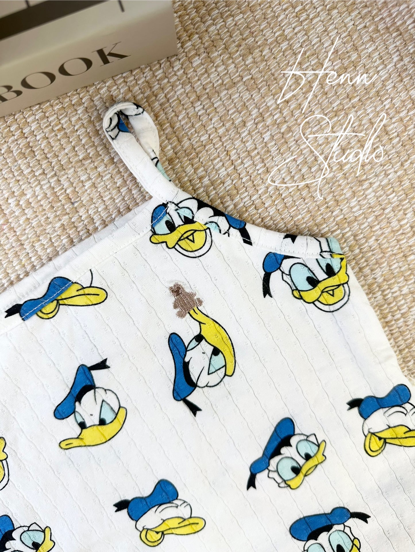 Donald Duck & Elephant Cotton Romper