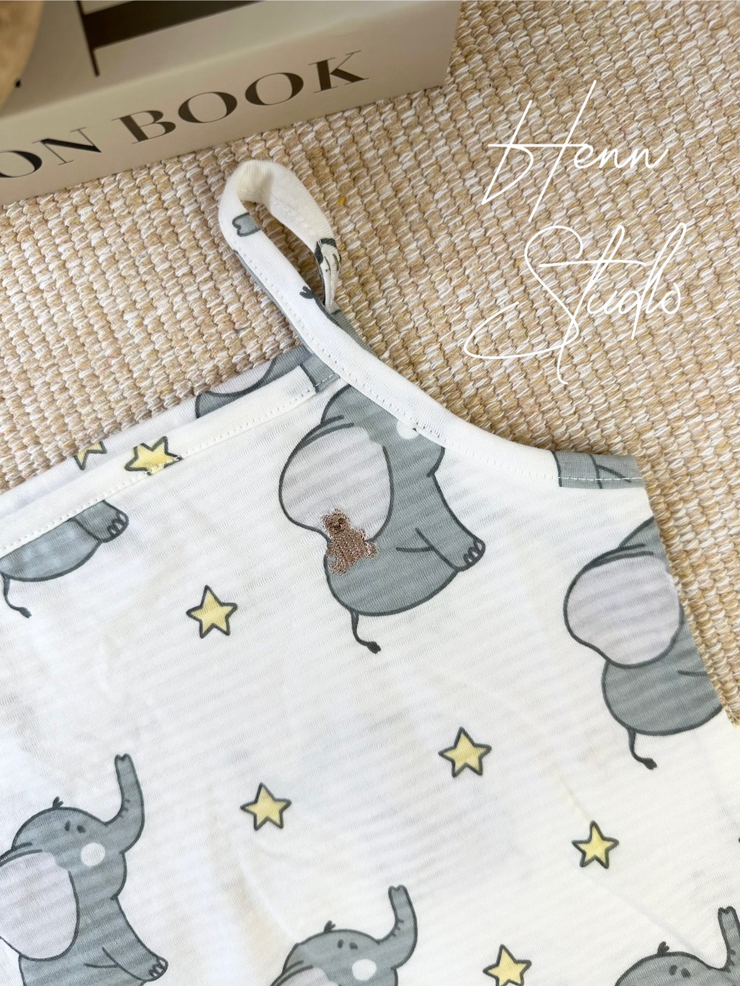Donald Duck & Elephant Cotton Romper