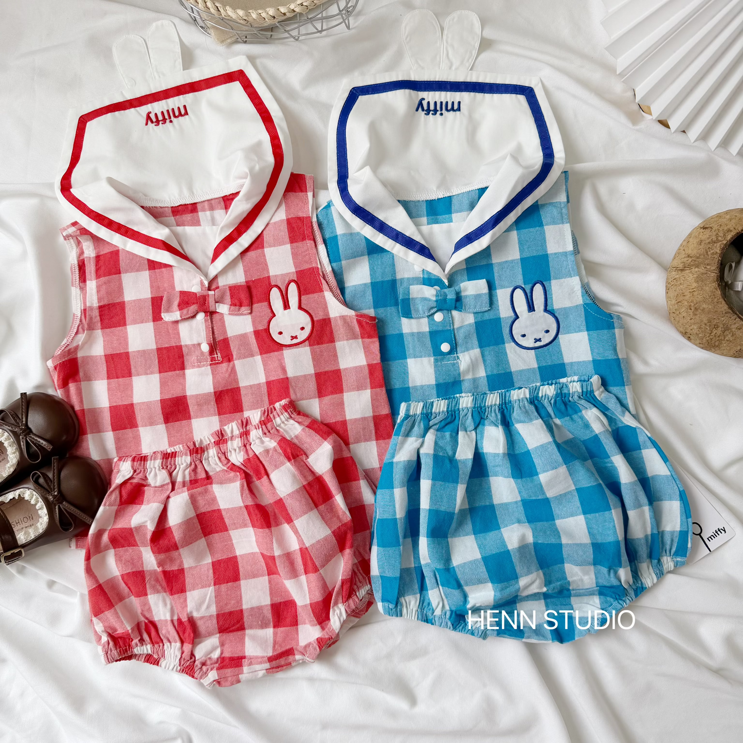 🇯🇵 Miffy Sailor Gingham Set