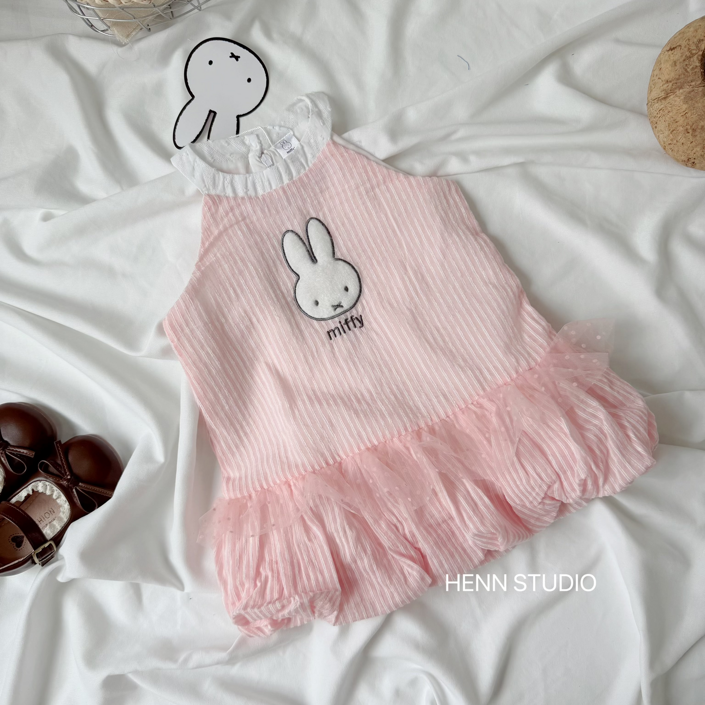 🇯🇵 Miffy Pink Ruffle Dress