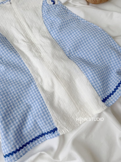 🇯🇵 Miffy Blue Bow Gingham Dress