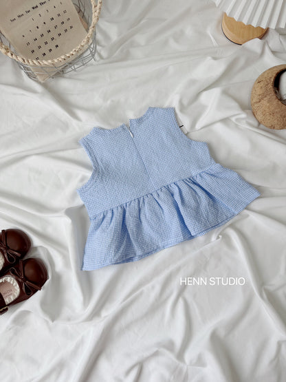 🇯🇵 Miffy Blue Gingham Peplum Set