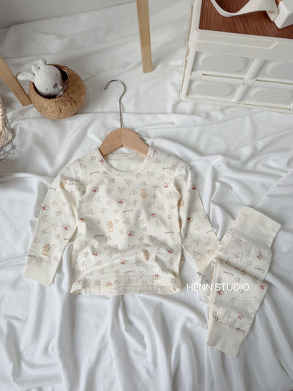 Cozy Tummy High-Waist Pyjamas Set