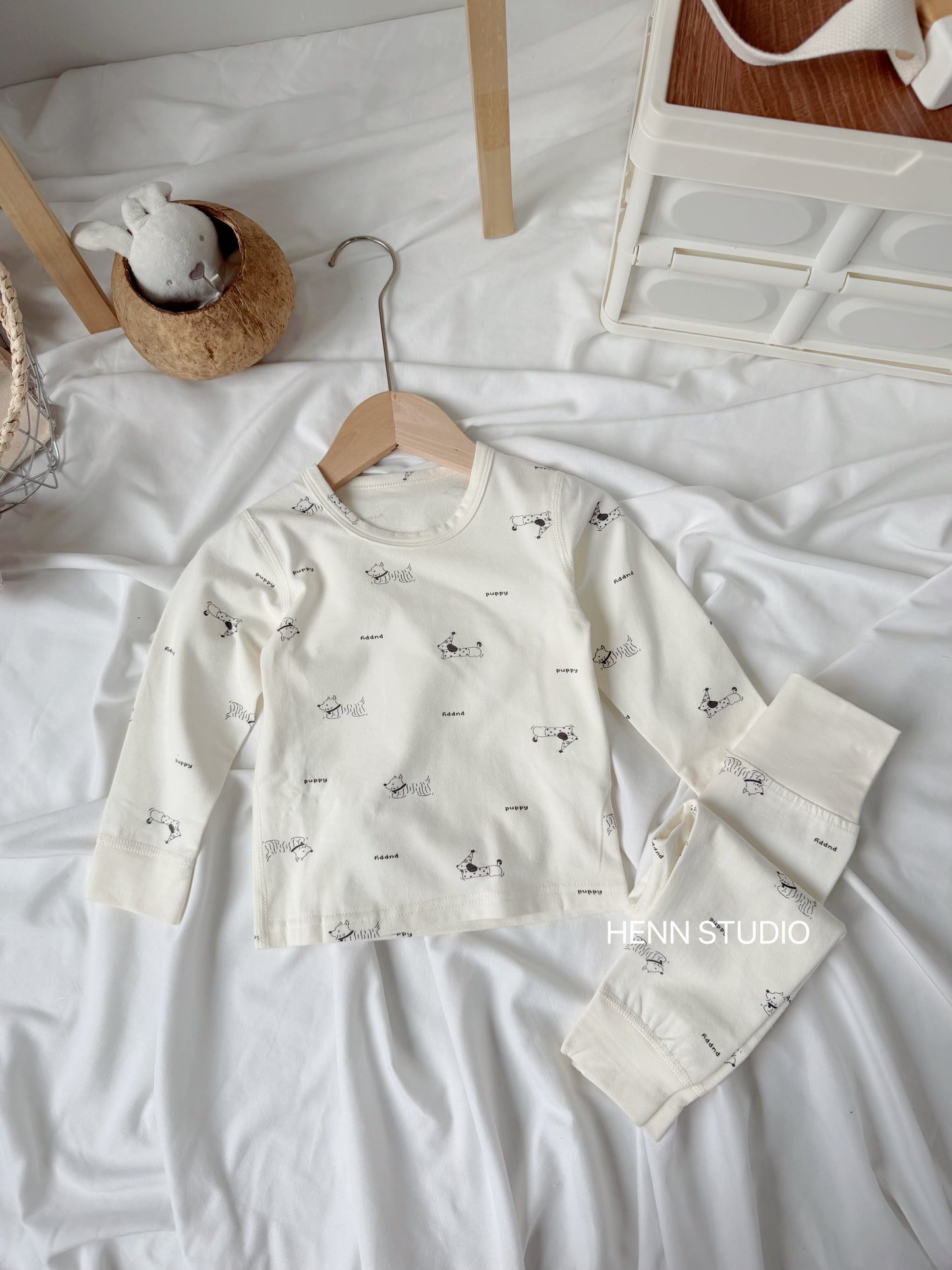 Cozy Tummy High-Waist Pyjamas Set