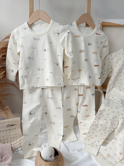 Cozy Tummy High-Waist Pyjamas Set