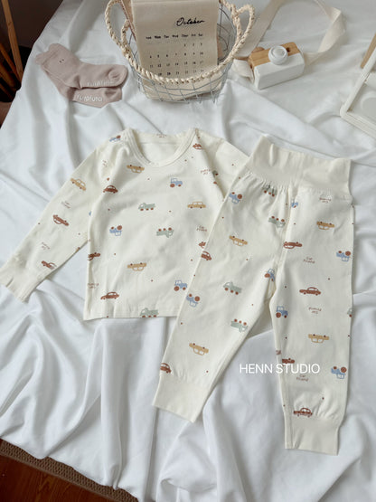 Cozy Tummy High-Waist Pyjamas Set