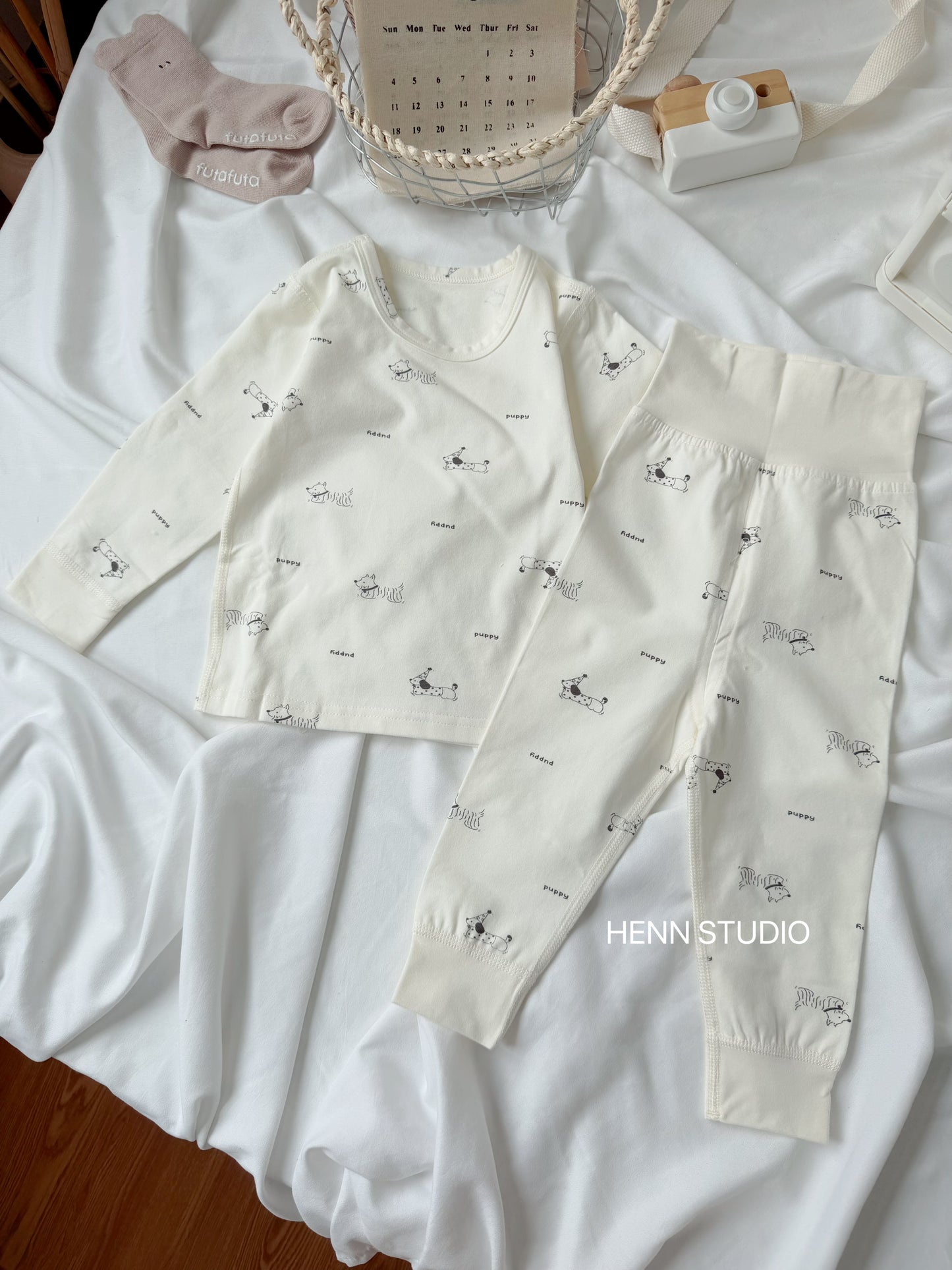 Cozy Tummy High-Waist Pyjamas Set