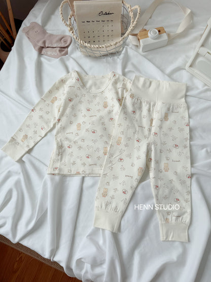 Cozy Tummy High-Waist Pyjamas Set