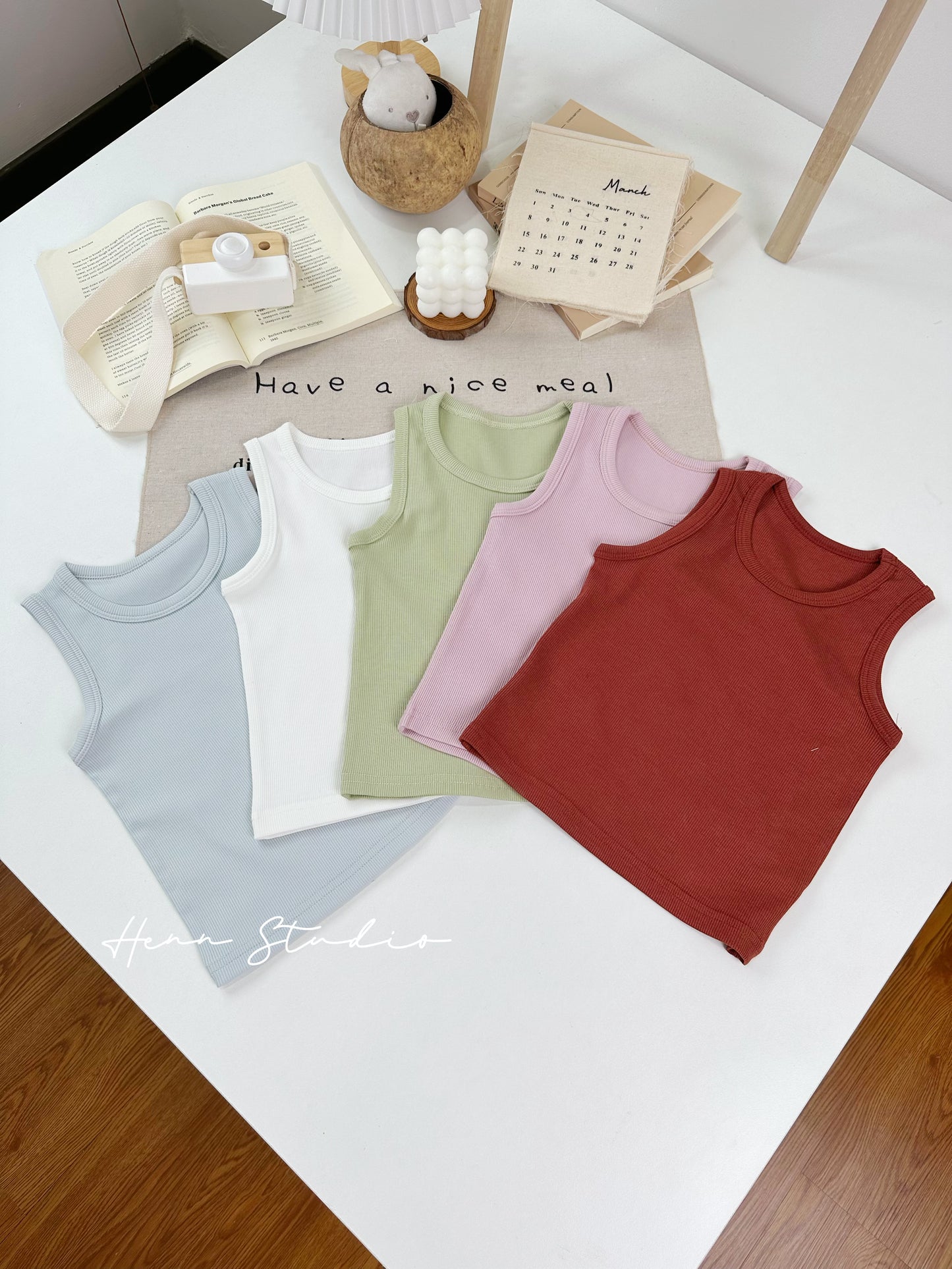 Lyocell Ribbed Tank Top