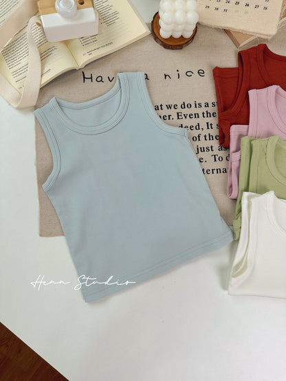 Lyocell Ribbed Tank Top