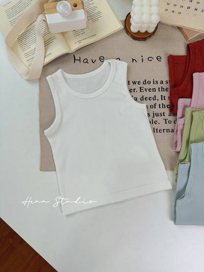 Lyocell Ribbed Tank Top