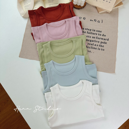 Lyocell Ribbed Tank Top