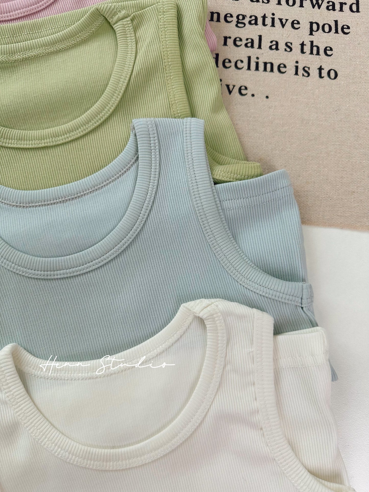 Lyocell Ribbed Tank Top