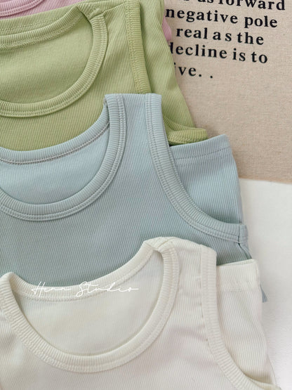 Lyocell Ribbed Tank Top