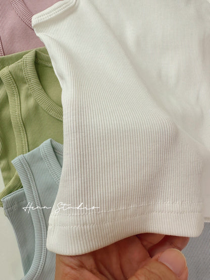 Lyocell Ribbed Tank Top